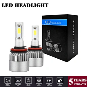 S2 cob car 9005 9006 h1 led headlight h11 36w 10000lm led headlamp bulb assembly
