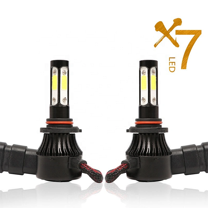 Four sides 9007 9006 9005 9004 h13 h11 h7 h4 car lights led headlight