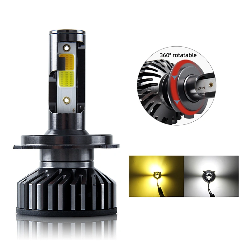 High Low beam  Mini bulbs CSP COB S2 Auto H7 H4 Car Led Headlight