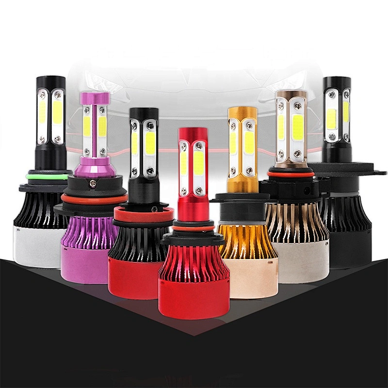 High low beam auto parts 4sides h4 h7 h11 h13 9005 led headlight bulb