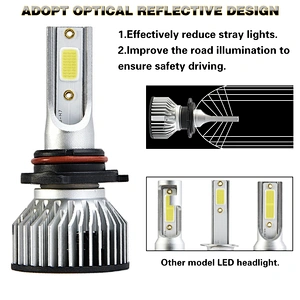 New Led Headlight H4 H7 9005 9006 car lights led H4 9004 h11 LED Chip Led Headlight