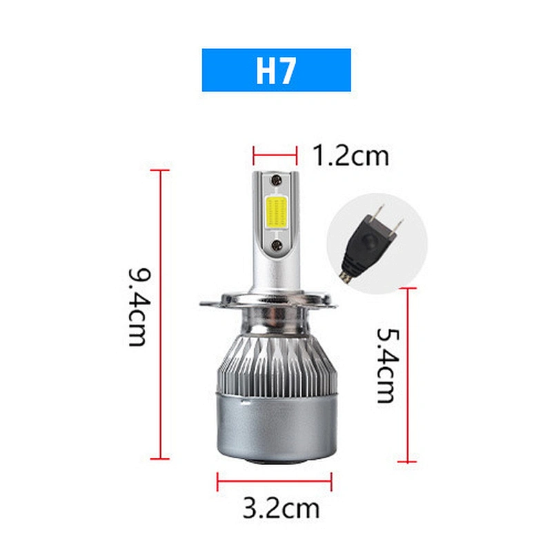 Factory Direct Selling Newest Upgrade Auto Parts Factory Price 6000lm 36W led lamp h7 C6 Led Headlight H11