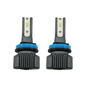 super bright h11 bulb h3 led COB headlight 8000lm fanless car H7 9005 9006 head lamp halogen bulb for car