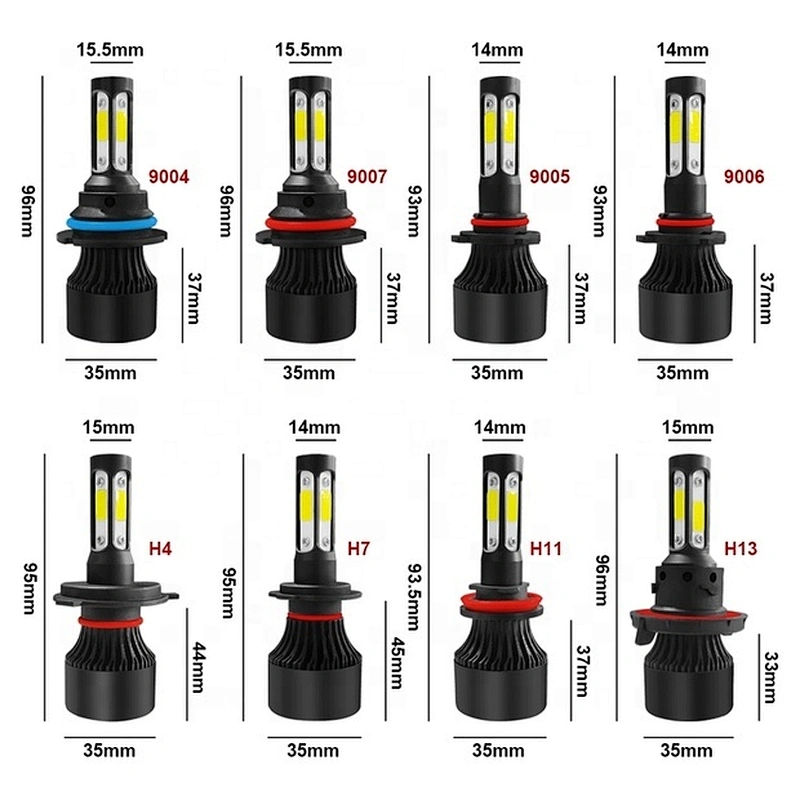 automotive lighting 12v led fog lamp halogen light h13 9005 9006 X7 h1 h11 h7 h4 car light led headlight bulb
