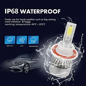 Auto+lighting+system faros C6 led car led headlight 8000lm h3 h4 h7 h11 led car led headlight