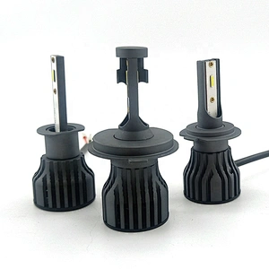 Fan cooling top quality auto lighting h4 h7 led car headlight bulb