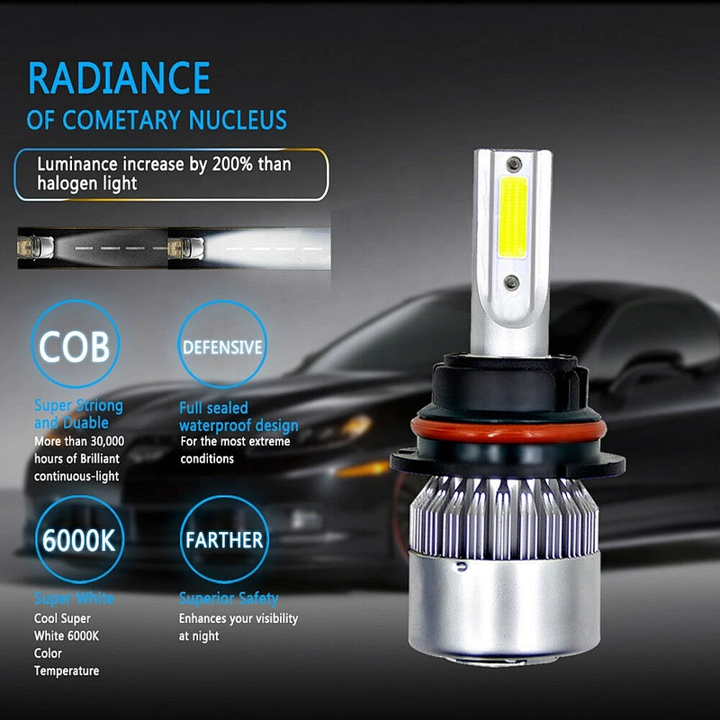 Car auto kit c6 led car light headlamp led component led h7 headlight