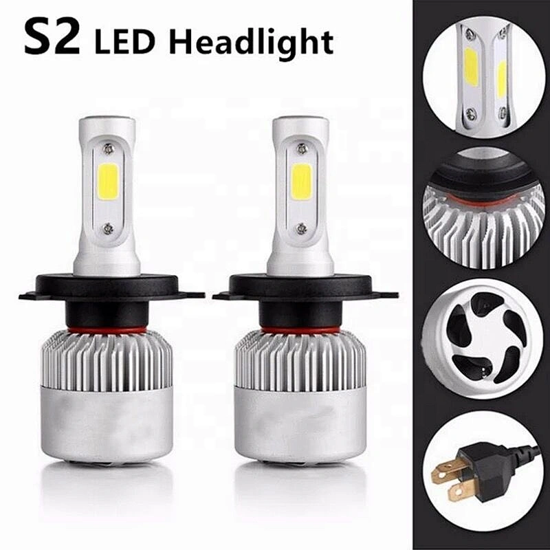 S2  H1 H3 H7  H11 9005 9006  9012 880 5202 h4 led headlight COB 72W 8000LM led headlights All In One Car LED Headlight Bulb