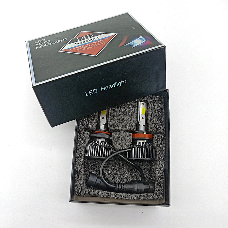 China factory supplied top quality auto car headlamp led bulbs 10-32V COB H4 LED Headlight V6 Auto lighting system H1 H3 H7