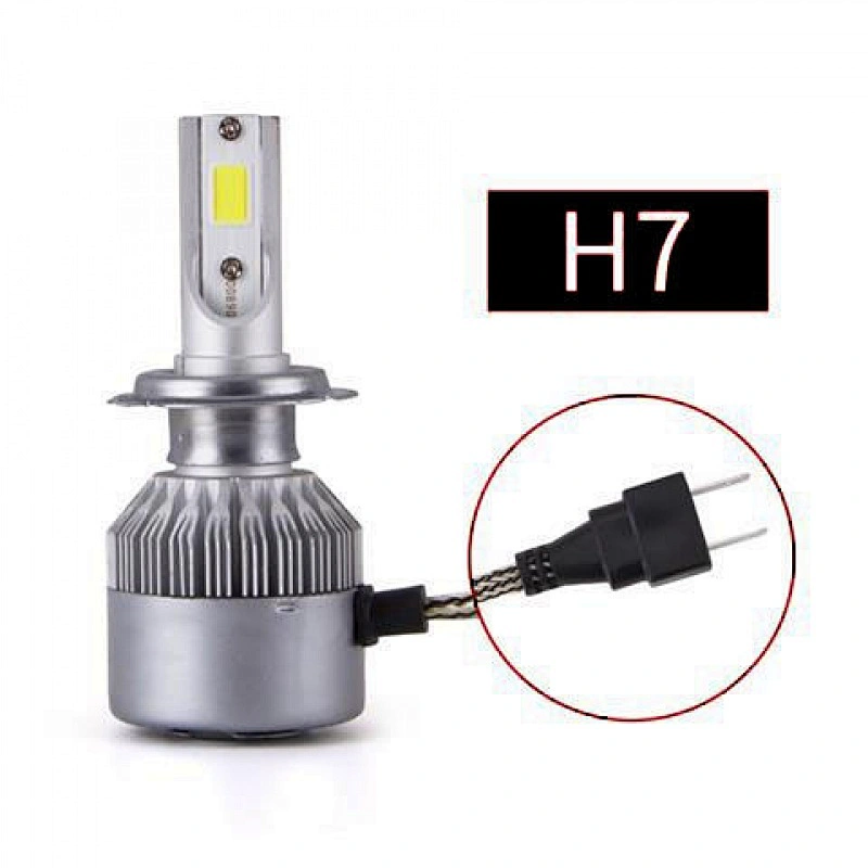 Super Bright 16000 Lumen 60w Canbus car light bulb H4 H7 Led H7 H4 COB CSP H1 H3 9005 9006 H11 H4 H7 Auto Car  LED Headlights
