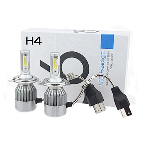 C6 led headlight bulb car h4 h7 36w led headlight IP68 led lights for cars exterior