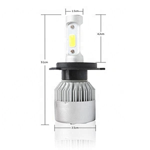 6500K 6000lm Factory direct sale high quality Universal Light Lamp Car Led Headlight  Auto Lighting  Body Bulb Kit For Car S2