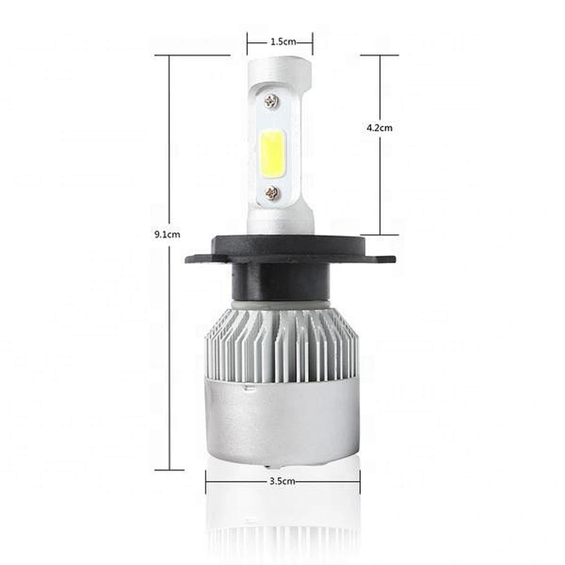 6500K 6000lm Factory direct sale high quality Universal Light Lamp Car Led Headlight  Auto Lighting  Body Bulb Kit For Car S2
