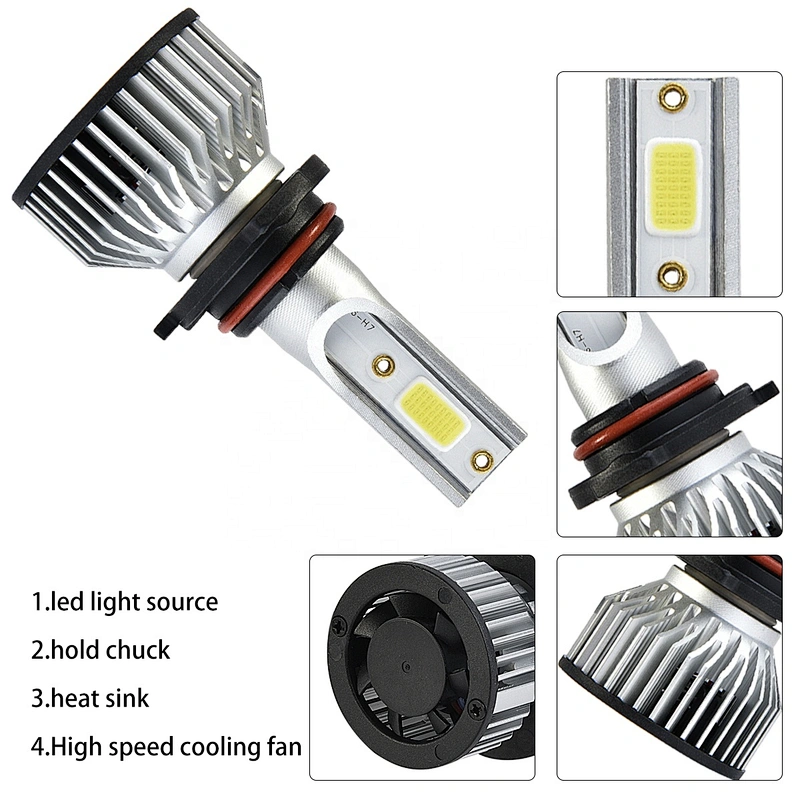 Super Bright High Power high low beam 9005 9006 H1 H11 H3 Auto Car V6 H7 h4 LED Headlight