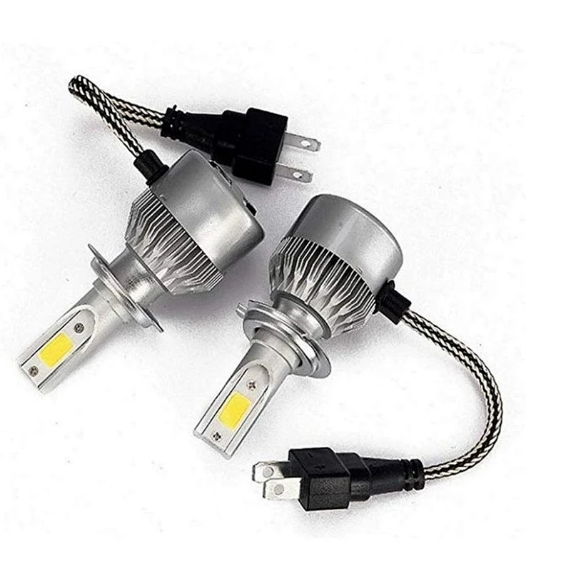 C6  led Headlights 36W 10000LM COB Bulbs Auto lighting system h4 h1 h3 h7 Car led fog head lights lamps