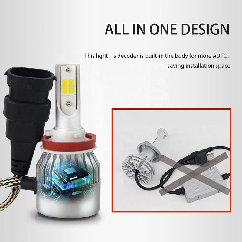 High Power High Low beam 12V 24V led headlight h3 H13 9005 9006 led headlight systems for motorcycle
