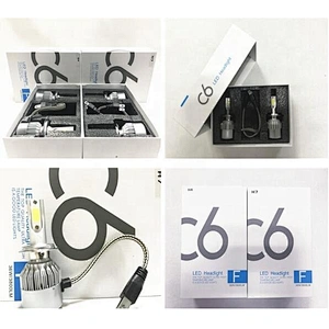 C6 11000 lumen H4 LED Headlight Bulbs H7 Car LED Headlight