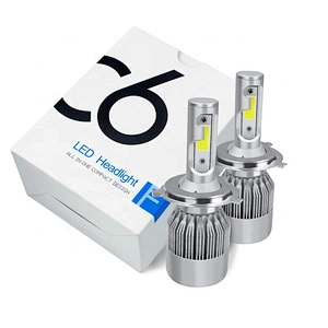 Top selling Auto lighting system 72W led bulb car 7600lm C6 H3 h4 h11 9005 9006 led headlight for universal car