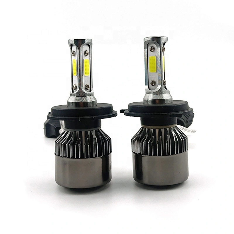 12v automotive light h11 9006 s2 cob four sides h4 h7 led head lamp bulb