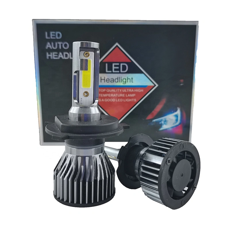 Super bright h11 headlight bulb socket h1 car light V6 9006 led headlights of highlighted cob chip