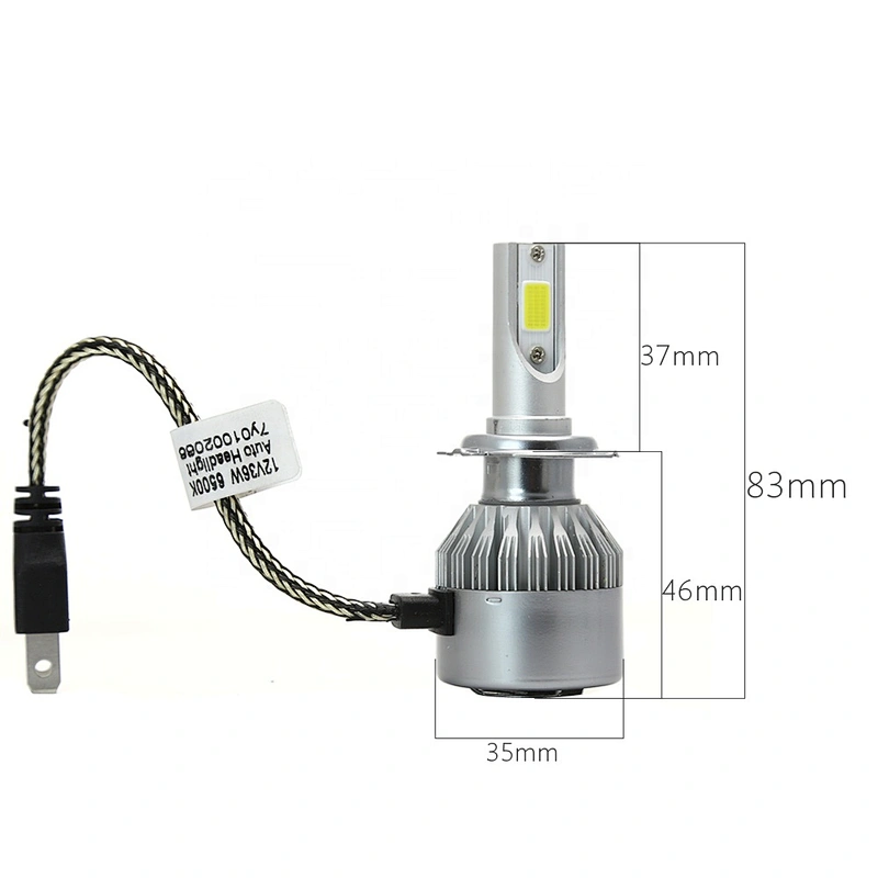 Super Bright High Low Beam 16000LM 72w H3 H1 H11 880 9005 9006 H13 Car Led Headlight Bulb H4 H7 Led Auto H4 H7 C6 Led Headlight