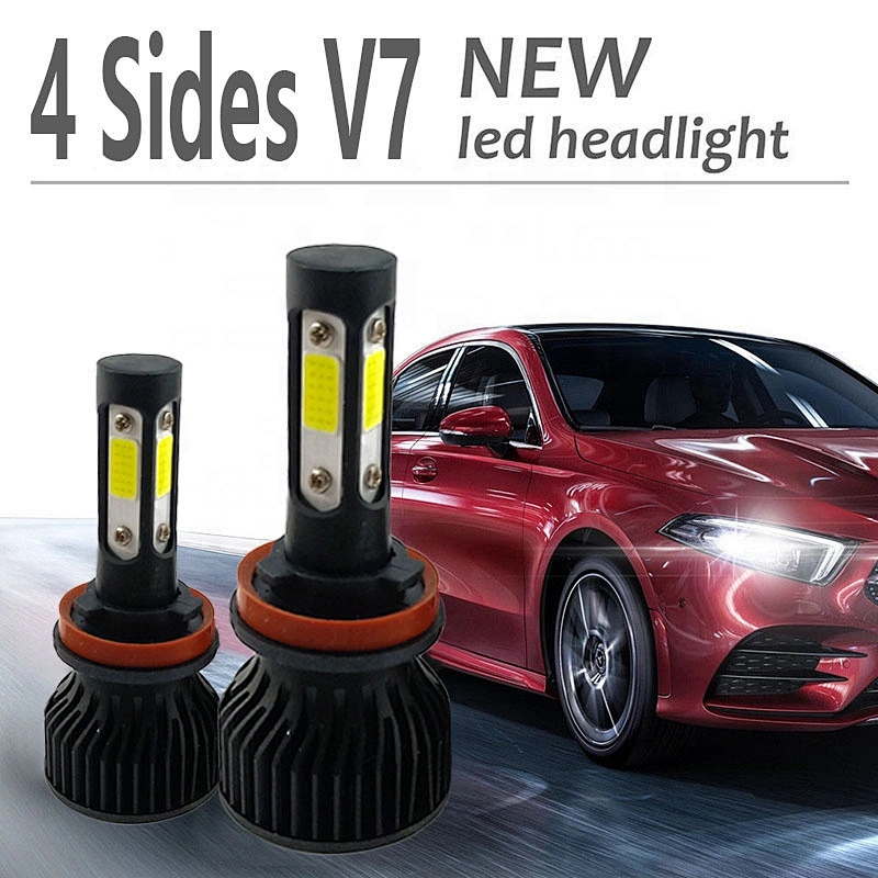 Auto light system 12000lm h4 h7 h11 conversion kit fan led headlights