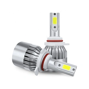 High power cob led car headlight 12000lm 9006 car led headlight c6 led h4 headlight