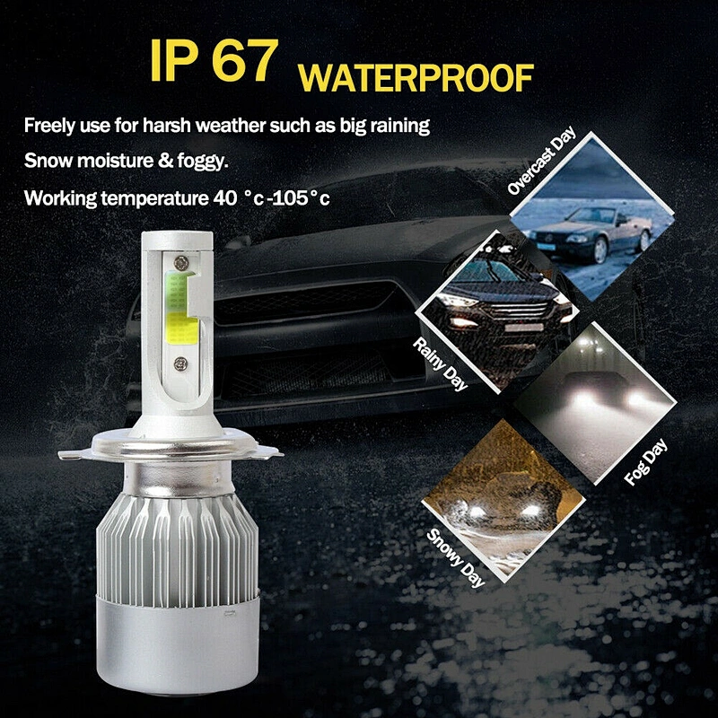Led headlamp component h11 bulb h3 led headlight