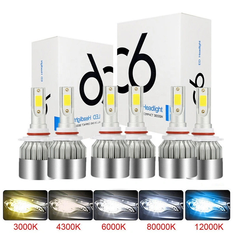 C6 car led bulb h7 headlight 6000K led light car light