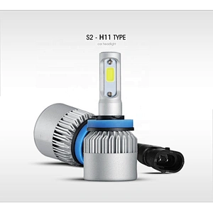 S2 cob car 9005 9006 h1 led headlight h11 36w 10000lm led headlamp bulb assembly
