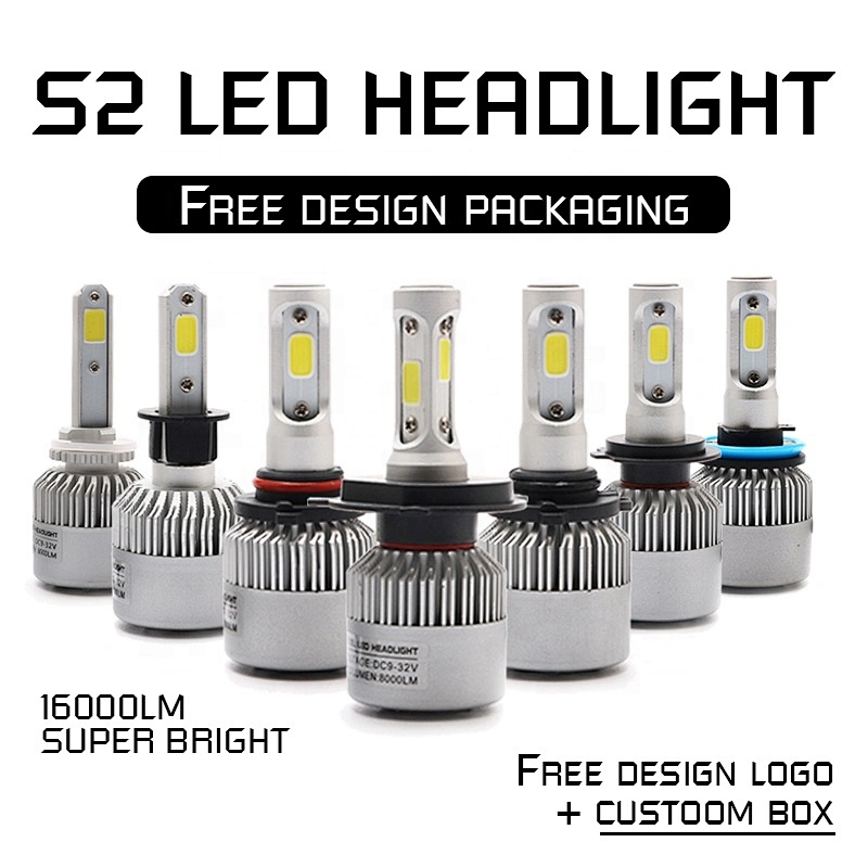 Led h4 led headlamps part waterproof car led headlamp kit