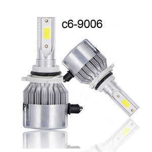 Factory Direct Sale  LEd Car lights bulb C6 LED H 1 H3 H4 H13 9004 9007 9012
