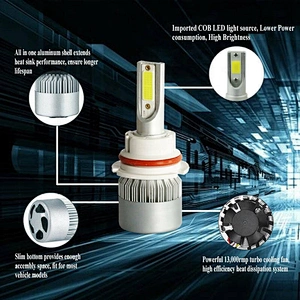 Drl angel eye led headlight tow color led headbulb c6 h3 led headlight