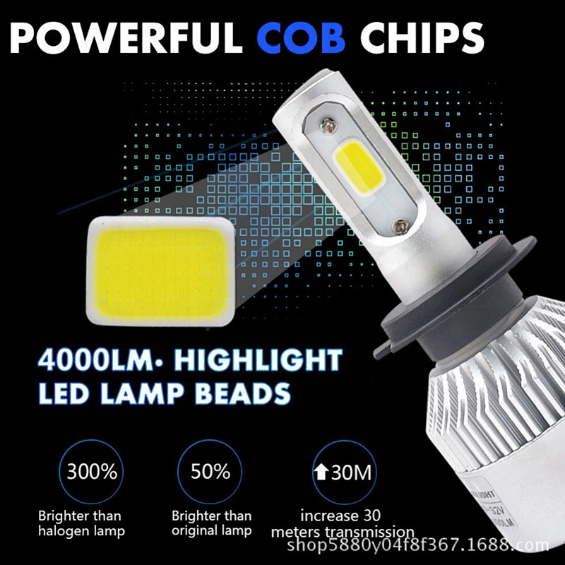 Factory direct sales LED Lights Wholesale 9004 9007 Headlamp Waterproof Lamp H1 H3 H11 9005 9006 H7 C6 H4 Car Led Headlight