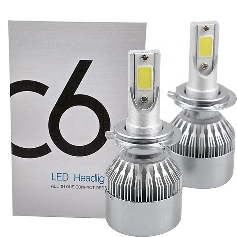 Super Bright Led car lights C6 For All Cars  H1 H3 H4 H7 H13 9005 9006