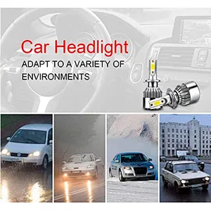 Led headlamp bulb assembly h1 headlight c6 h4 led headlight