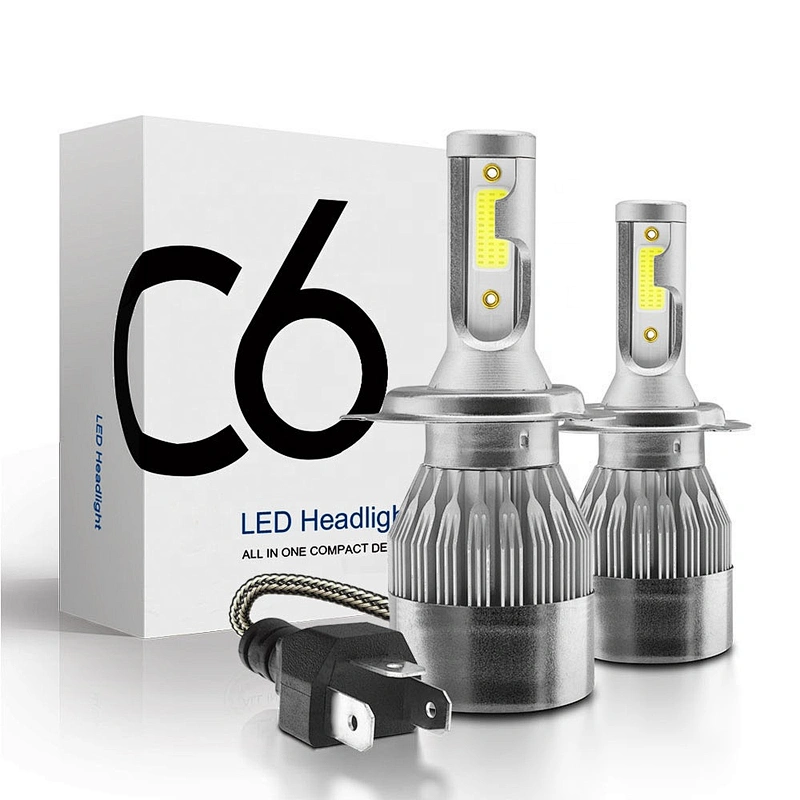 Cheap high quality  C6  led headlight  bulb  H4 H13 9004 9007  For All Cars