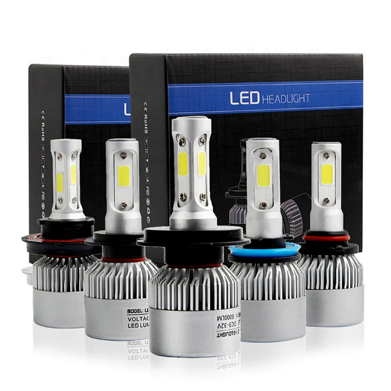 Auto led bulbs 24W 8000lm 9005 S2 COB LED Headlight car Bulbs for Car led headlight