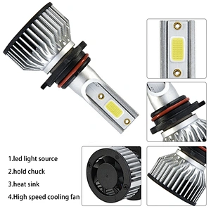 Factory wholesale lamp auto lighting bulbs H1 H3 H7 H11 9005 9006 9012 880 5202 car led headlight