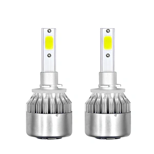 Factory direct C6 LED headlight 9007 9005 9006 H11 H7 car headlight 6500K LED car bulb kit