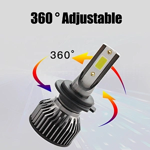 Factory direct auto headlight bulb h7 headlight high lumens H1 H11 9005 H3 led light