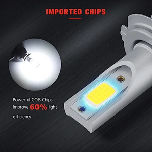 H4 led headlight bulbs  9004 9007 H13 COB Auto DRL fog lamps C6 LED headlights
