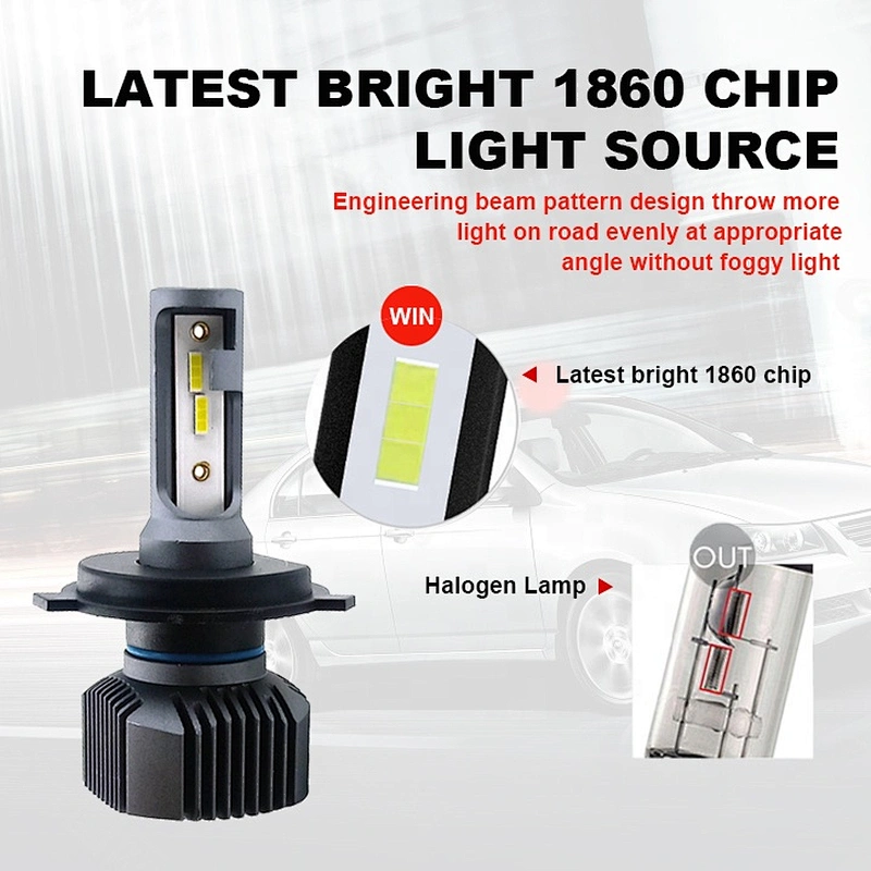 Best price super bright 8000lm S1 led car headlight h11 bulb h4 led