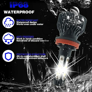 led auto lamp light  h11 h8 fog lamp car led headlight bulb 6000k led fog lamp auto accessories