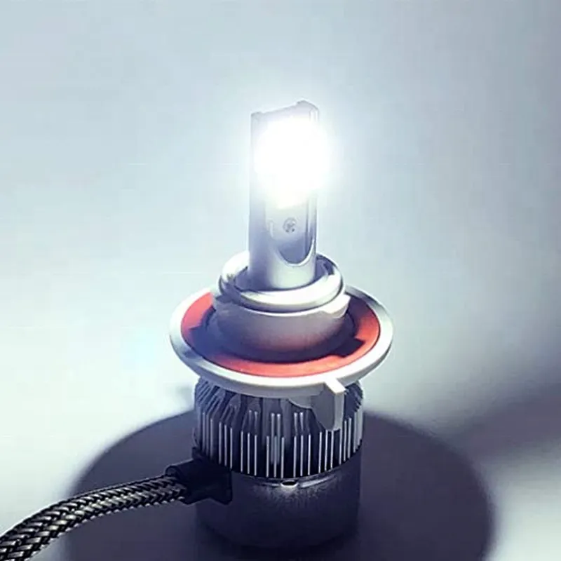 Auto+lighting+system faros C6 led car led headlight 8000lm h3 h4 h7 h11 led car led headlight
