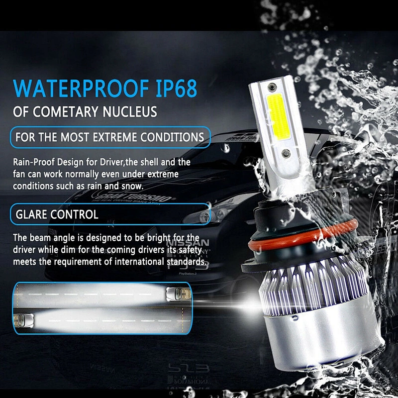 Car auto kit c6 led car light headlamp led component led h7 headlight