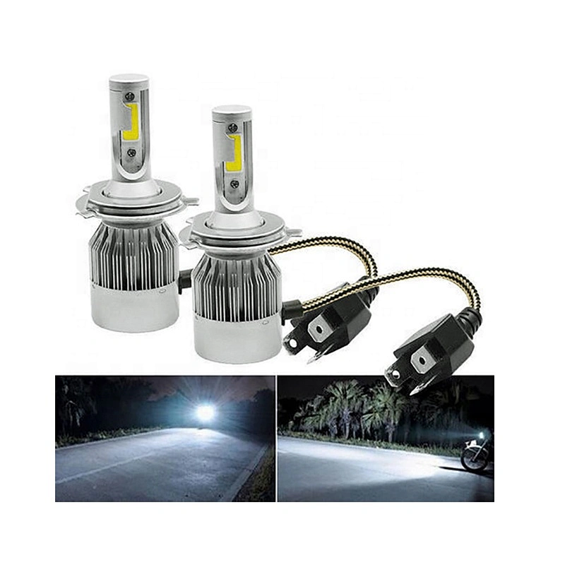 New Product High Quality C6 Led Headlight  H1 H3 H4 H7 H11 H13 Auto Led