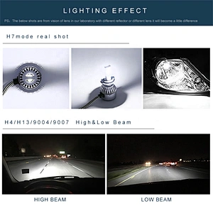 C6 16000lm led bulb h1 H13 H3 H7 H8 H9 H4 h11 c6 led headlight