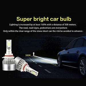 Autozone 360 high low beam super bright led headlight  car h3 h7 9005 bulbs