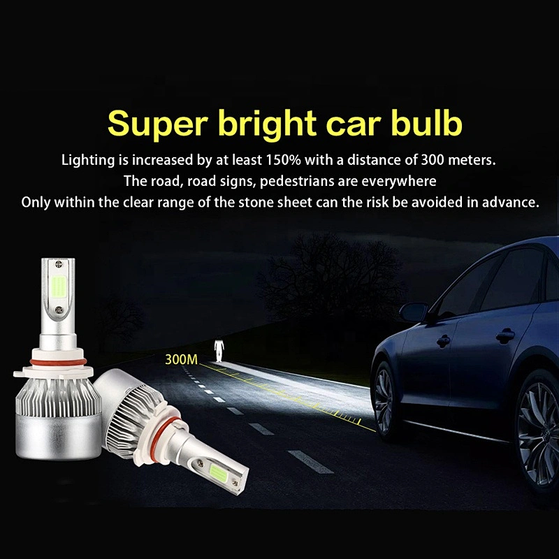 Autozone 360 high low beam super bright led headlight  car h3 h7 9005 bulbs